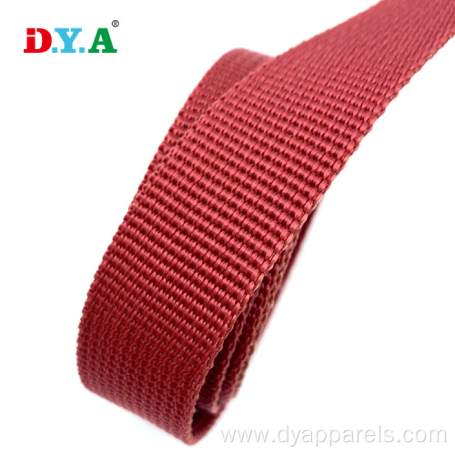 Patterned 25mm Purple Red PP Polypropylene Webbing